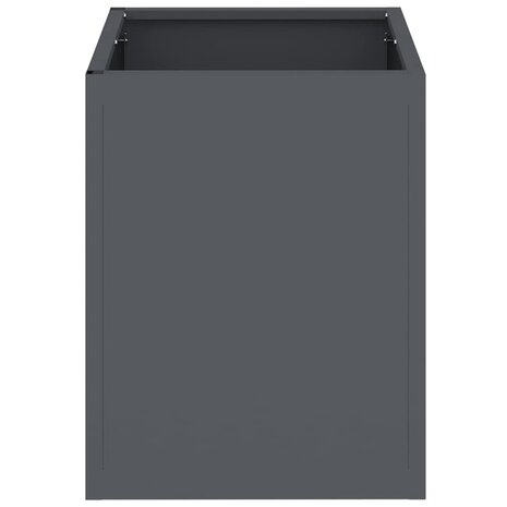 Tuin Bloempot Antraciet 50 x 32 x 40 cm Koudgewalst staal 5