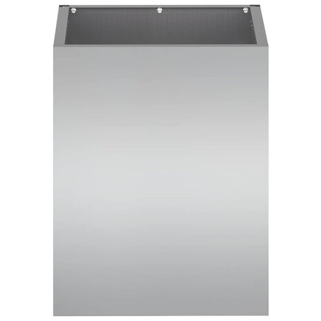Tuin Bloempot Zilver 50 x 32 x 40 cm Gegalvaniseerd staal 4