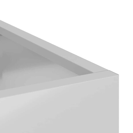 Tuin Bloempot Zilver 50 x 32 x 40 cm Gegalvaniseerd staal 6