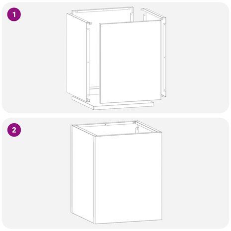 Tuin Bloempot Zilver 50 x 32 x 40 cm Gegalvaniseerd staal 7