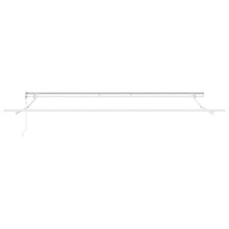 Luifel automatisch uitschuifbaar 400x300 cm lichtgrijs 5