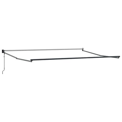 Luifel automatisch uitschuifbaar 400x300 cm lichtgrijs 4