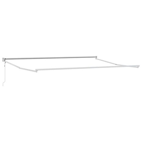 Luifel automatisch uitschuifbaar 450x300 cm wit 4