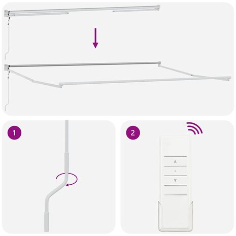Luifel automatisch uitschuifbaar 450x300 cm groen en geel 8