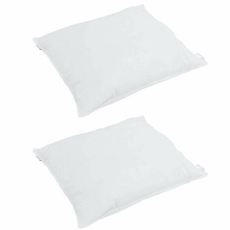 Kussens 2 pcs Wit 40 x 40 cm 130gsm 100% katoen 2