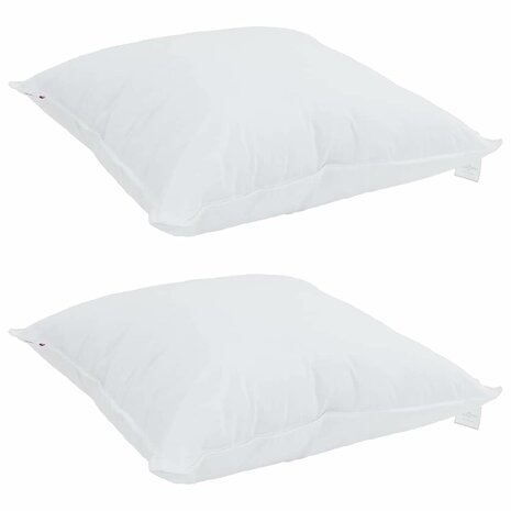 Kussens 2 pcs Wit 40 x 40 cm 130gsm 100% katoen 2