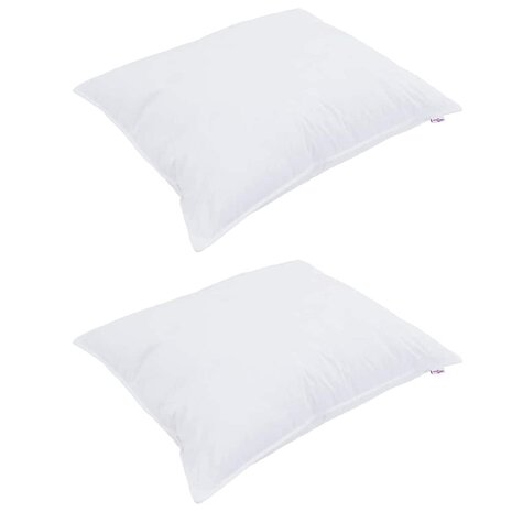 Kussens met kussen 2 pcs Wit 40 x 60 cm 130gsm 100% katoen 2
