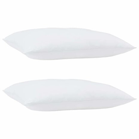 Kussens 2 pcs Wit 50 x 70 cm 2