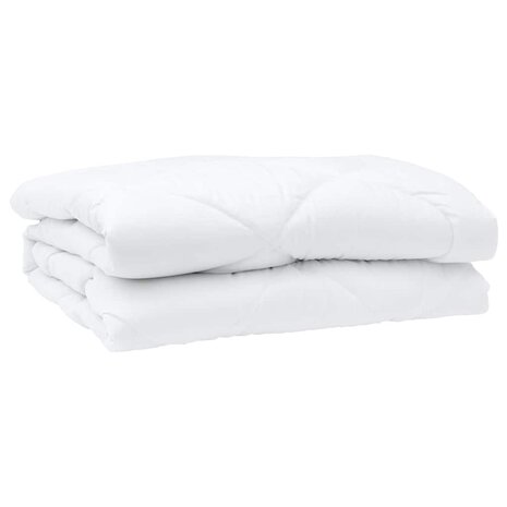 Dekbed met kussen 3 pcs Wit 260 x 220 cm Microfibre 3