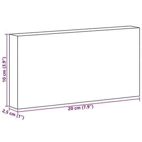 Zoutstenen 20 st 20x10x2,5 cm 23 kg roze 7