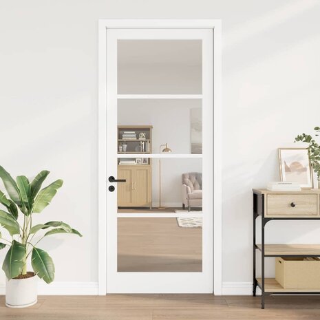 Binnendeur met Glas &apos;ORKDAL&apos;Wit 93x232x4 cm 1