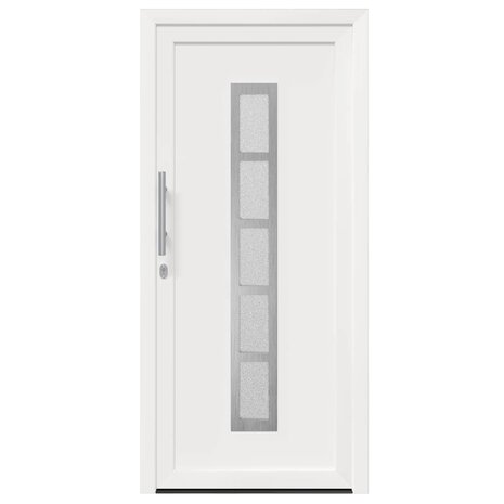 Voordeur Wit 88 x 200 cm PVC 5