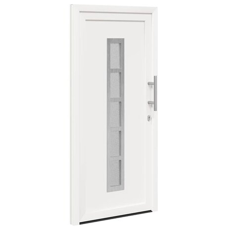 Voordeur Wit 88 x 200 cm PVC 3