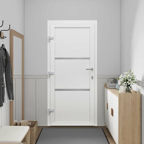 Voordeur Wit 98 x 208 cm PVC 2