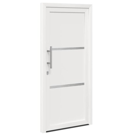 Voordeur Wit 108 x 208 cm PVC 3