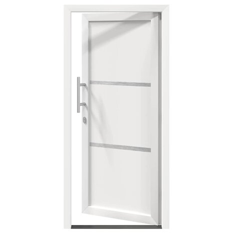 Voordeur Wit 108 x 208 cm PVC 4