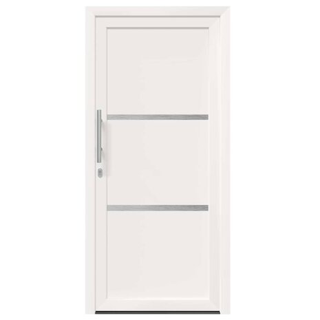 Voordeur Wit 108 x 208 cm PVC 5