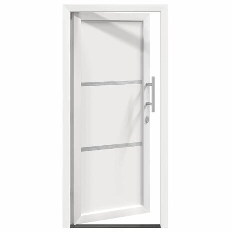 Voordeur Wit 98 x 208 cm PVC 4