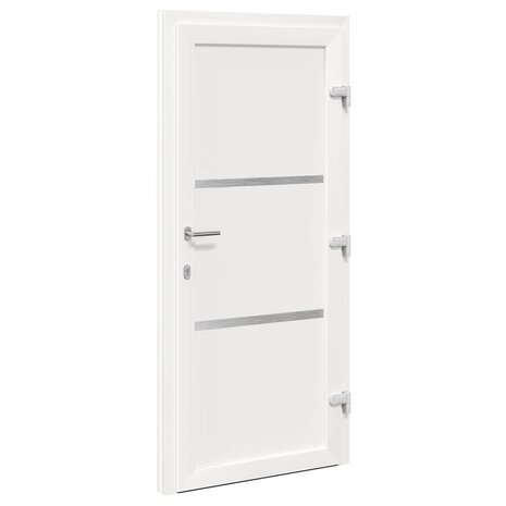 Voordeur Wit 98 x 208 cm PVC 8