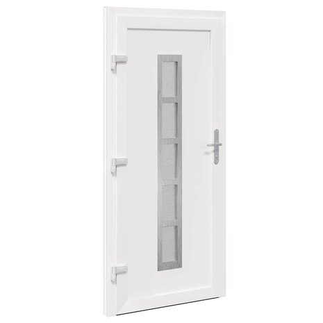 Voordeur Wit 108 x 208 cm PVC 8