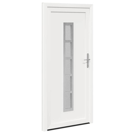 Voordeur Wit 108 x 208 cm PVC 3