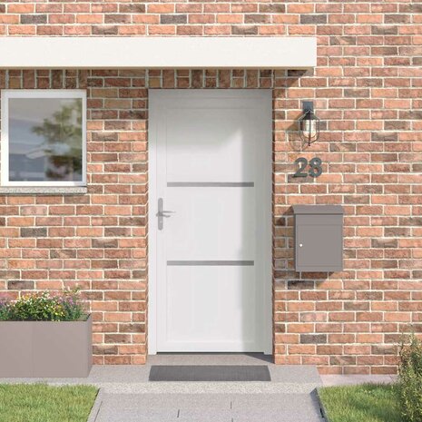 Voordeur Wit 98 x 208 cm PVC 1