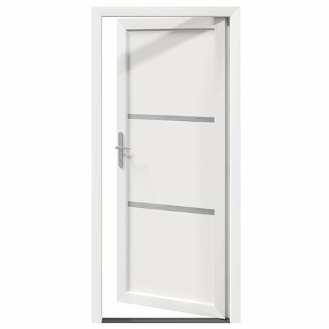 Voordeur Wit 98 x 208 cm PVC 4