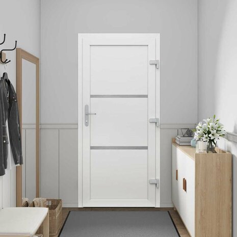 Voordeur Wit 98 x 208 cm PVC 2