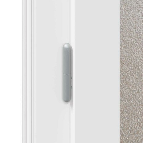 Voordeur Wit 98 x 198 cm PVC 8