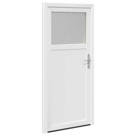 Voordeur Wit 98 x 198 cm PVC 3