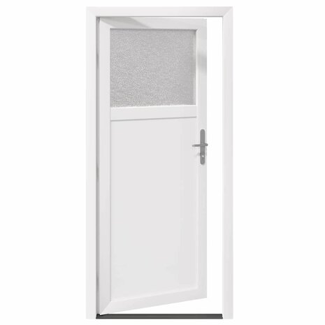 Voordeur Wit 98 x 198 cm PVC 4