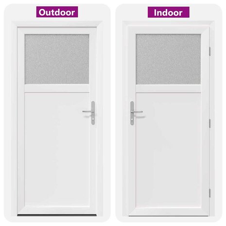Voordeur Wit 98 x 198 cm PVC 5