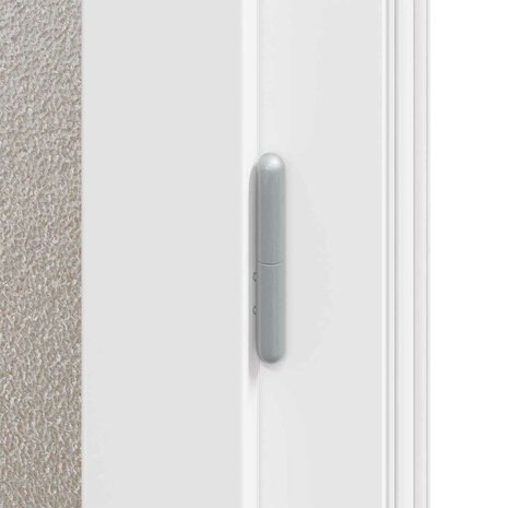 Voordeur Wit 98 x 198 cm PVC 8
