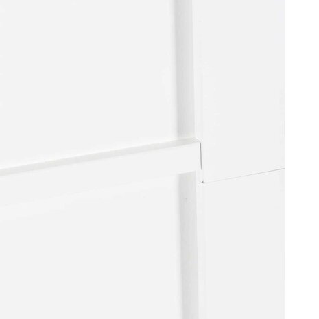 Schuifdeur met Hardware Set Wit 61x198,5 cm van Massief Hout (Grenen) 7