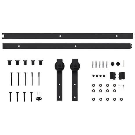 Schuifdeur Bruin 90 x 208 cm Massief grenenhout 8