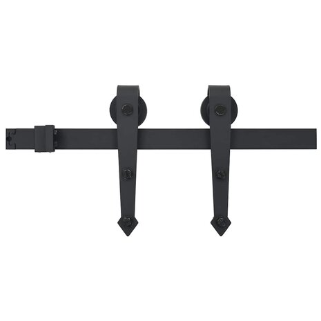 Schuifdeur Bruin 80 x 208 cm Massief grenenhout 6
