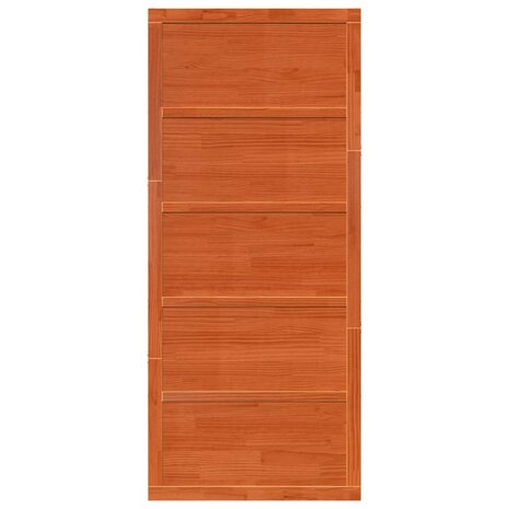 Schuifdeur Gewaxte Bruin 90x208 cm Massief Hout Ceder 3