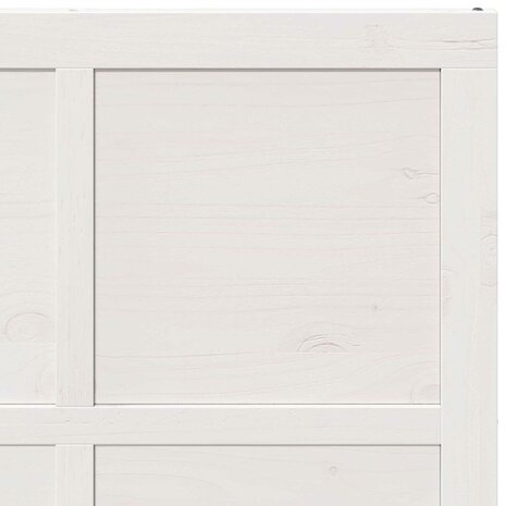Schuifdeur Wit 80 x 210 cm Massief grenenhout 6