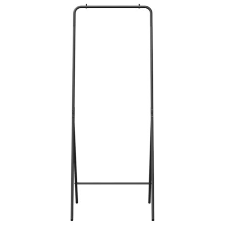Kledingrek Zwart 60x53x155 cm Van Gegalvaniseerd Staal 4