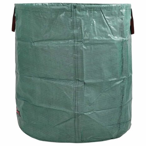 Tuinafvalzakken 12 st met handgrepen vouwbaar rond 120 L groen 3