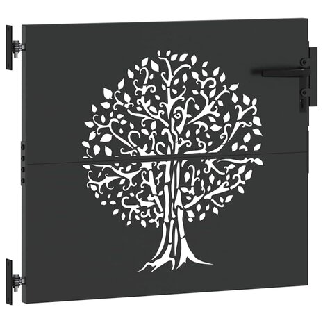 Tuinpoort Anders Zwart 100 x 100 cm Poedergecoat staal 3