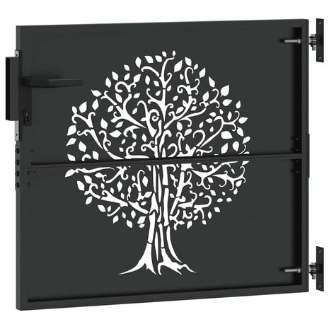 Tuinpoort Anders Zwart 100 x 100 cm Poedergecoat staal 5