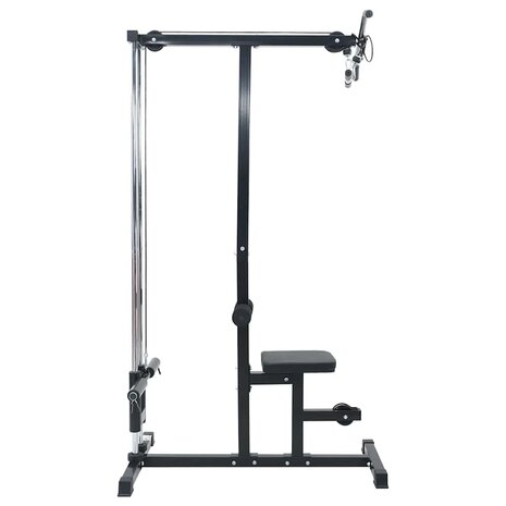Lat Pulldown Machine met verstelbare stoel - 80 kg laadvermogen van staal 3