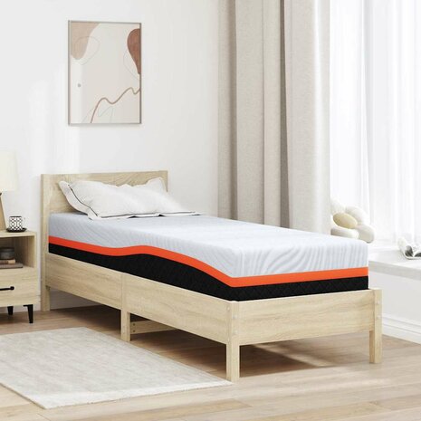 Matrassen Wit, Grijs 70 x 200 cm 100% polyester jacquard stof 1
