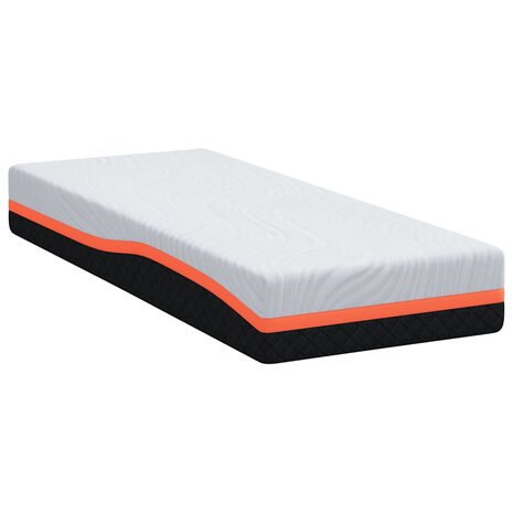Matrassen Wit, Grijs 80 x 200 cm 100% polyester jacquard stof 4