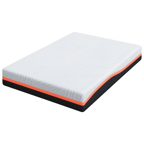 Matrassen Wit, Grijs 140 x 190 cm 100% polyester jacquard stof 4
