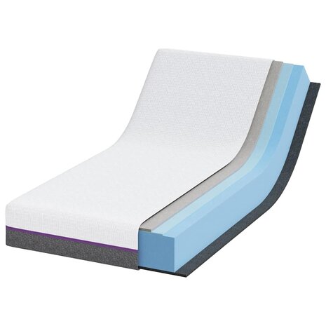 Matrassen Geometrisch Wit en Grijs 100% polyester jacquard stof 2