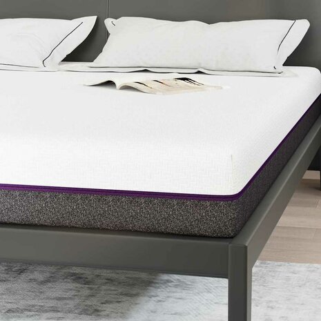 Matrassen Geometrisch Wit en Grijs 100% polyester jacquard stof 7
