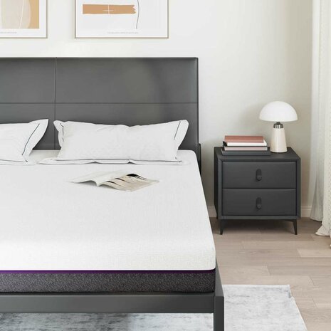 Matrassen Geometrisch Wit en Grijs 100% polyester jacquard stof 2