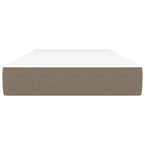 Pocketveringmatras voor kinderen 80x160 cm stof taupe 3